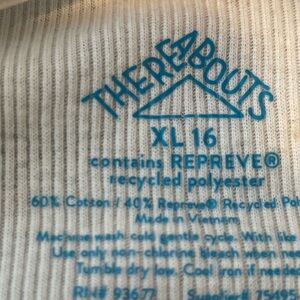 Thereabouts XL16 White Long Sleeve Floral Shirt